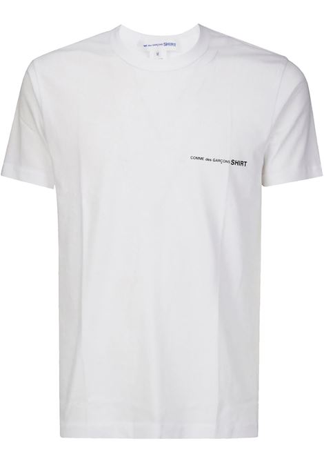 t-shirt knit uomo bianca COMME DES GARÇONS SHIRT | FO-T0263